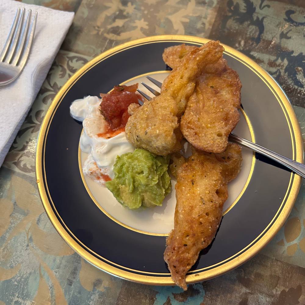 Southwest Corn Bread Lions Mane Fritters